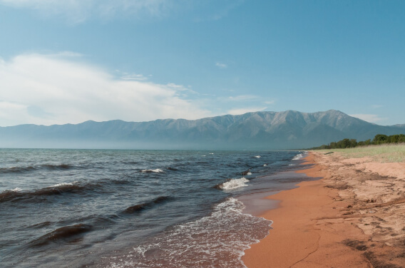 Картинка пляжа Байкала